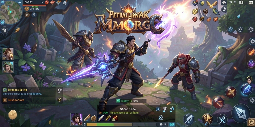 Tampilan gameplay menakjubkan dari 93337 MMORPG.