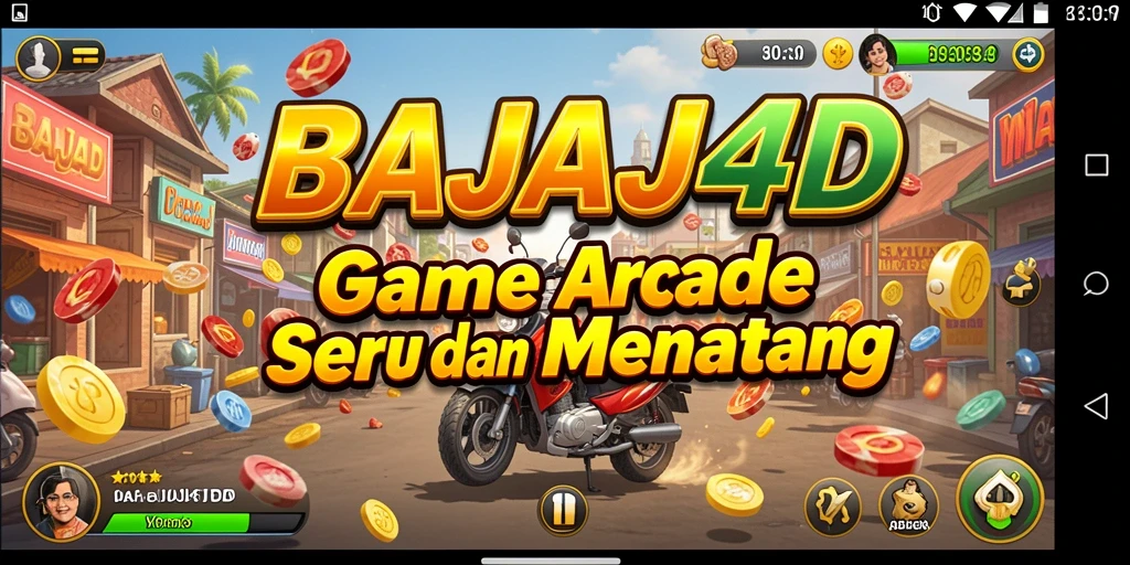 Gameplay seru BAJAJ4D dengan tantangan arcade menarik.