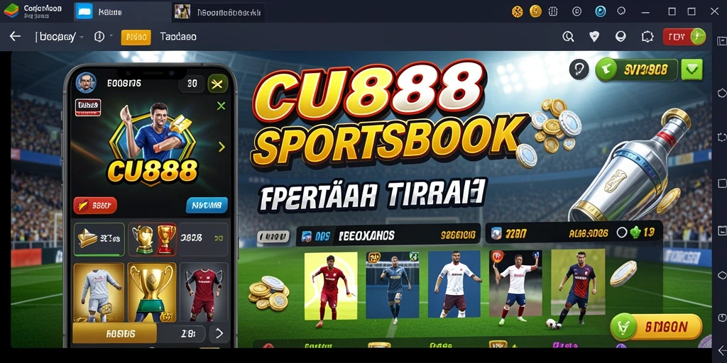 Tampilan screenshot CU888 dengan berbagai pilihan taruhan olahraga.