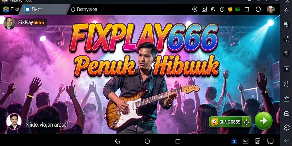 Screenshot FIXPLAY666 menunjukkan gameplay menyenangkan dengan banyak pilihan musik.