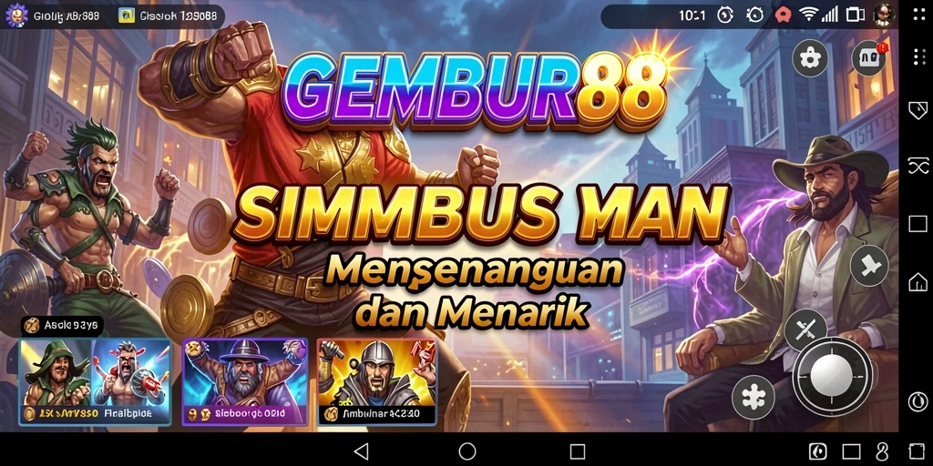 Tampilan gameplay GEMBUR88 yang memikat dan interaktif.