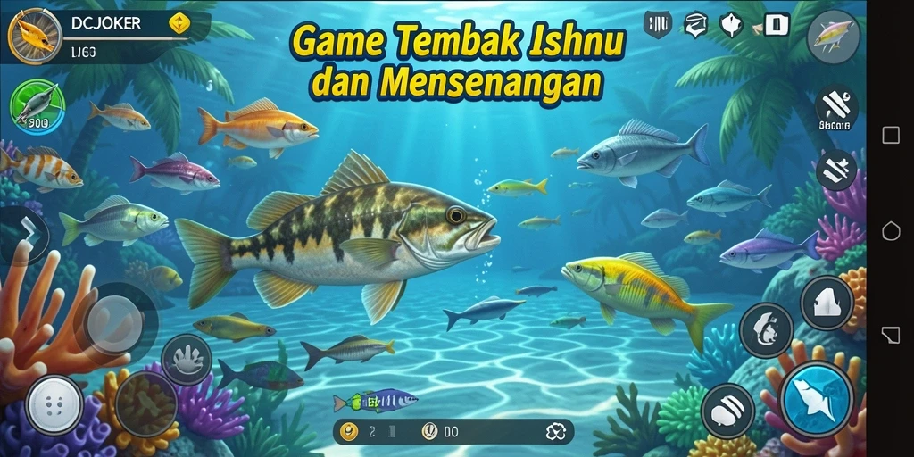 Gameplay seru Tembak Ikan di IDCJOKER yang penuh warna.