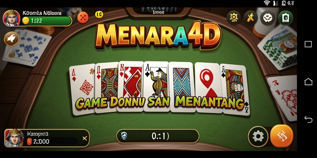 Tampilan gameplay MENARA4D yang seru dan menarik.