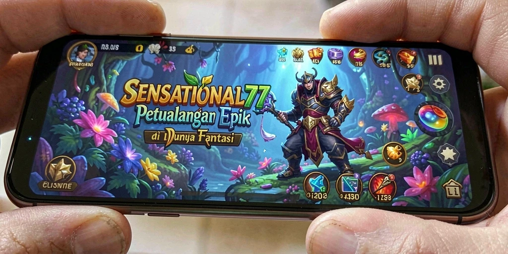 Tampilan gameplay SENSATIONAL77 yang memukau dan interaktif.