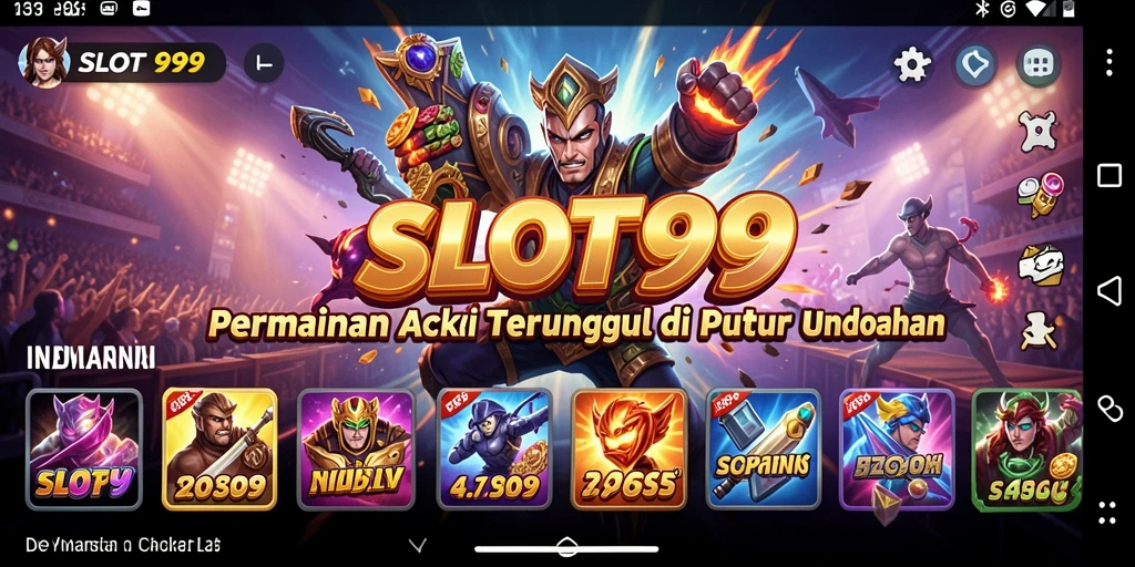 Tampilan gameplay seru dari SLOT99 yang memukau dan penuh aksi.