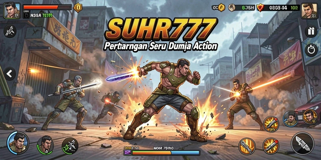 Visual gameplay SUHU777 yang penuh aksi dan seru.