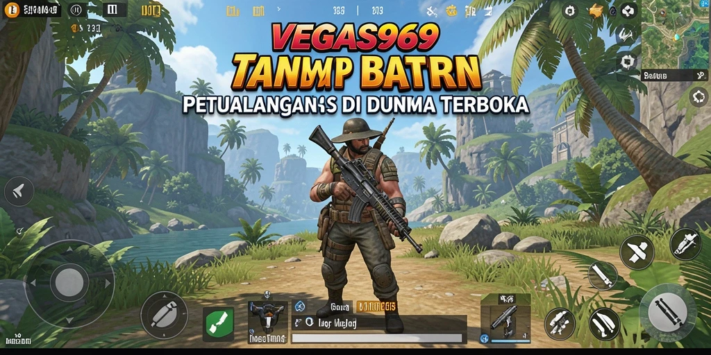Tampilan gameplay Open World yang memukau dan interaktif.