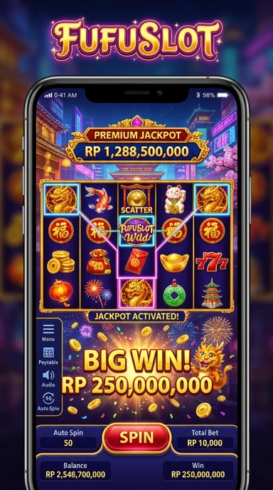 Tampilan antarmuka fufuslot yang intuitif dan menarik.